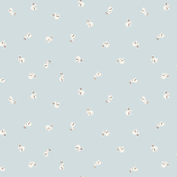 Tiny Bunnies in Pastel Blue