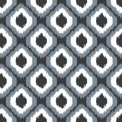 Small Wild Ikat in Dark Grey