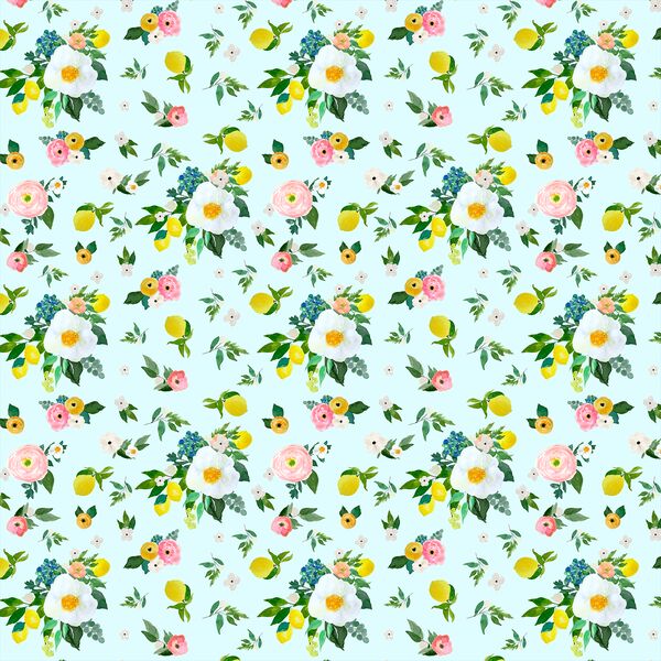 Small Lemon Blossoms in Spring Breeze