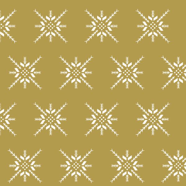 Snowflake Stitch in Gold