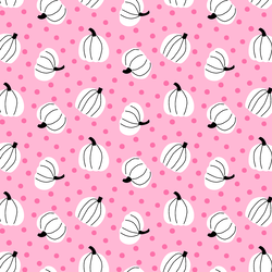 Pumpkin Dots in Candy Pink