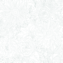 Paperie in Steel Blue on White