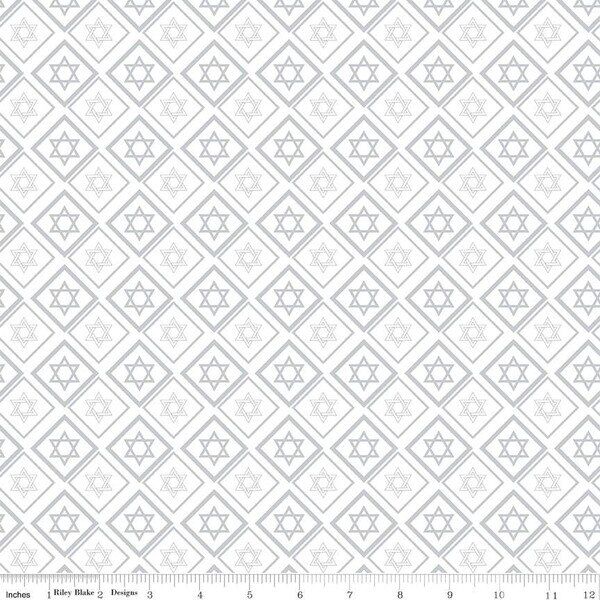 Star of David in White