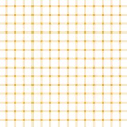 Summer Gingham Check in Golden Cream