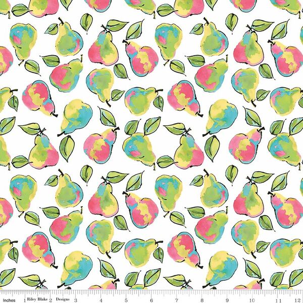 Pears in White