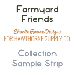 Farmyard Friends Sample Strip