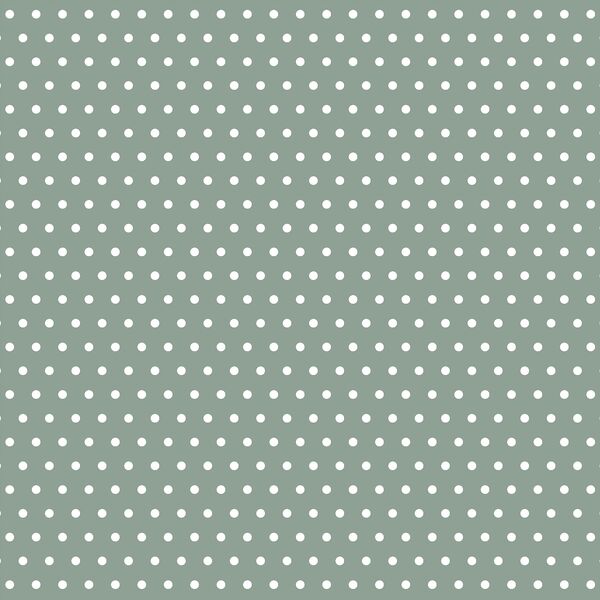 Spring Polka Dot in Dusty Sage
