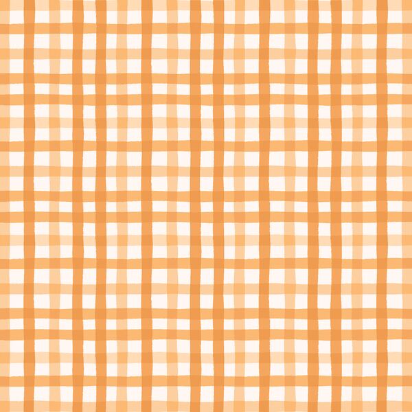 Gingham in Clementine
