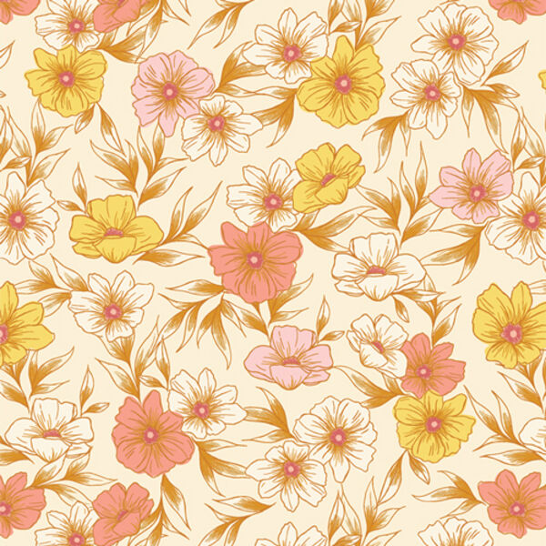 Tinted Blooms in Amber