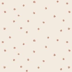 Squiggle Dots in Sienna on Egret