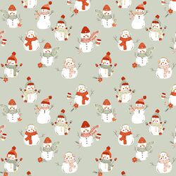 Snowman in Sweet Mint