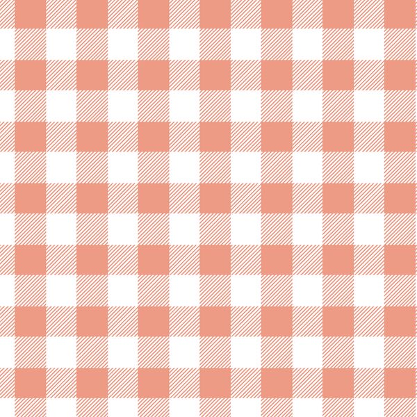 Medium Buffalo Plaid in Grapefruit