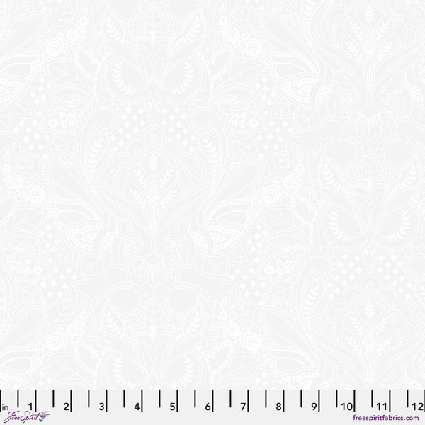 Ghost Owl in Paper White on White