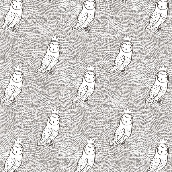 Small Crowned Owl in Brown