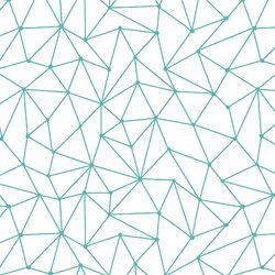Astral Nights in Seafoam on White