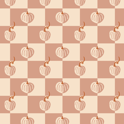 Pumpkin Patch in Checkered