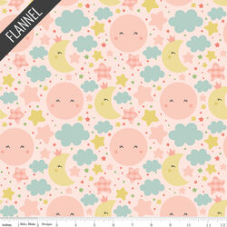 Nighttime Flannel in Blush