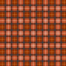 Plaid in Ember Red