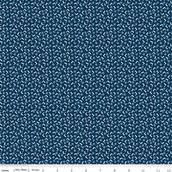 Tiny Squares in Oxford Blue