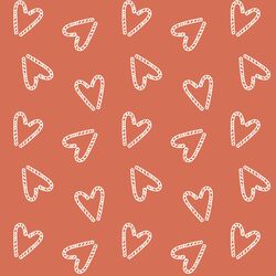 Peppermint Hearts in Candy Cane
