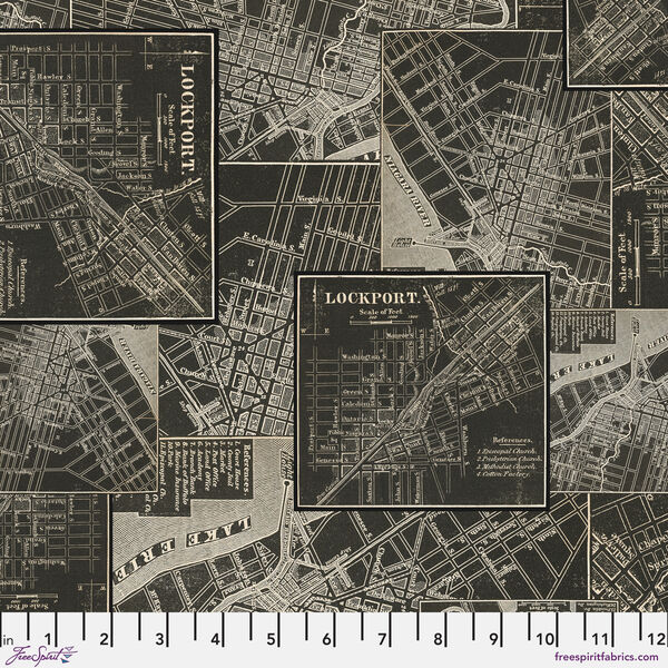 Map in Charcoal