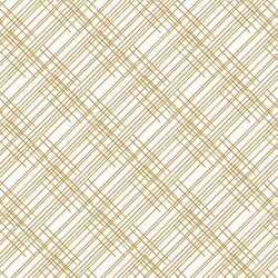 Thatched in Marigold on White