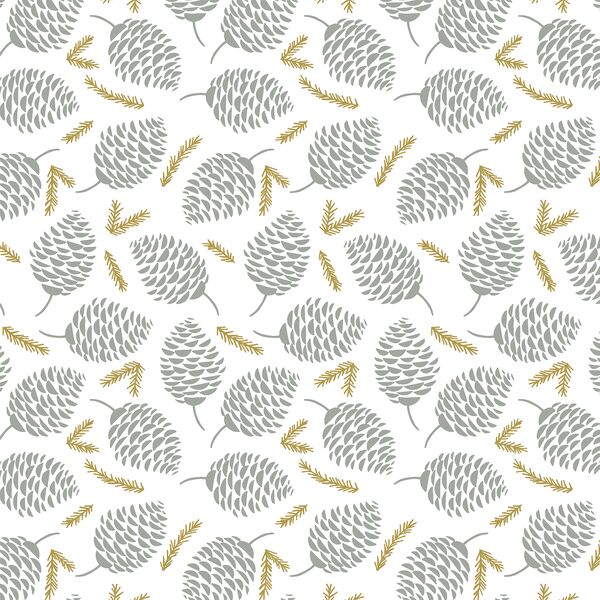 Pinecones in Gold