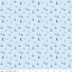 Sailboats in Blue