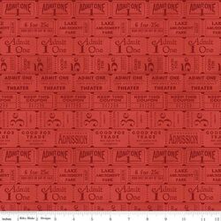Ticket Row in Red