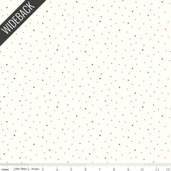 Dapple Dot Wideback in Barn Red on White