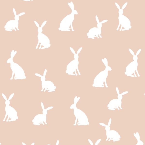 Cottontail Silhouette in Shell