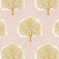 Majestic Oak in Pink Cloud