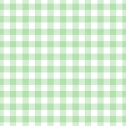 Large Summer Gingham in Leafy Green