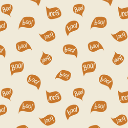 Haunted Words in Orange