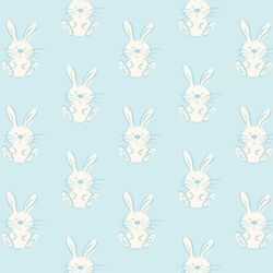 Spring Bunny in Fresh Blue