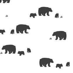 Bear Silhouette in Onyx