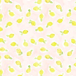 Mellow Lemons in Powder Pink