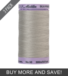 Moon (9104-0327) - Silk Finish Cotton 50wt - 547 Yards (3 Pack)