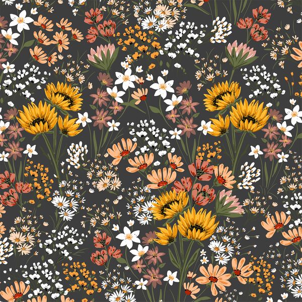 Vintage Bouquet in Shadow