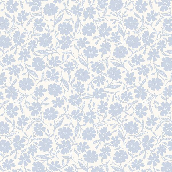 Sweet Blooms in Ancient Water Blue