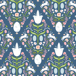 Folksy Easter in Teatime
