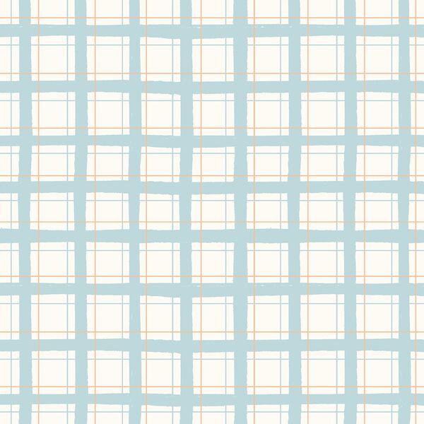 Spring Picnic Plaid in Airy Blue