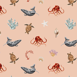 Ocean Fauna in Coral