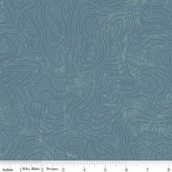 Topographic in Blue