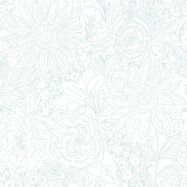 Paperie in Surf on White