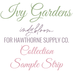 Ivy Gardens Sample Strip
