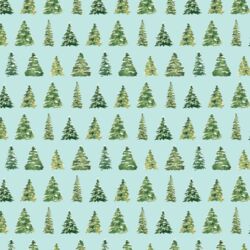 Tree Farm in Aqua