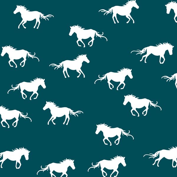 Horse Silhouette in Juniper