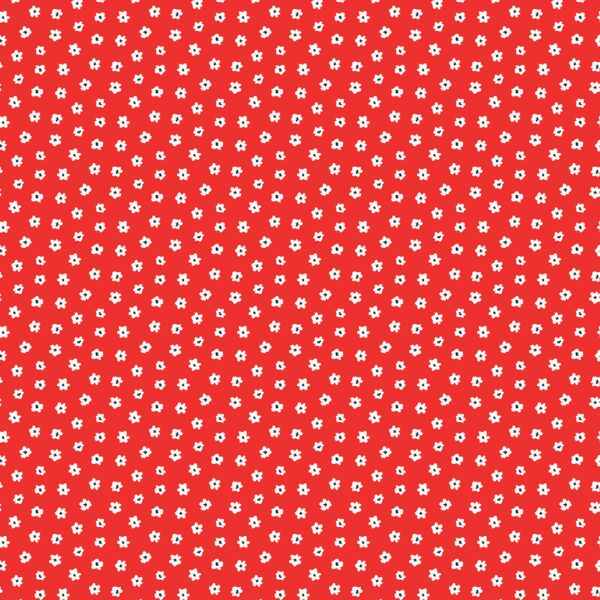 Wild Daisy in Poppy Red