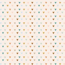 Boho Rainbow Hearts in Vintage Summer